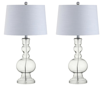 Genie 28.5" Glass LED Table Lamp - JONATHAN Y